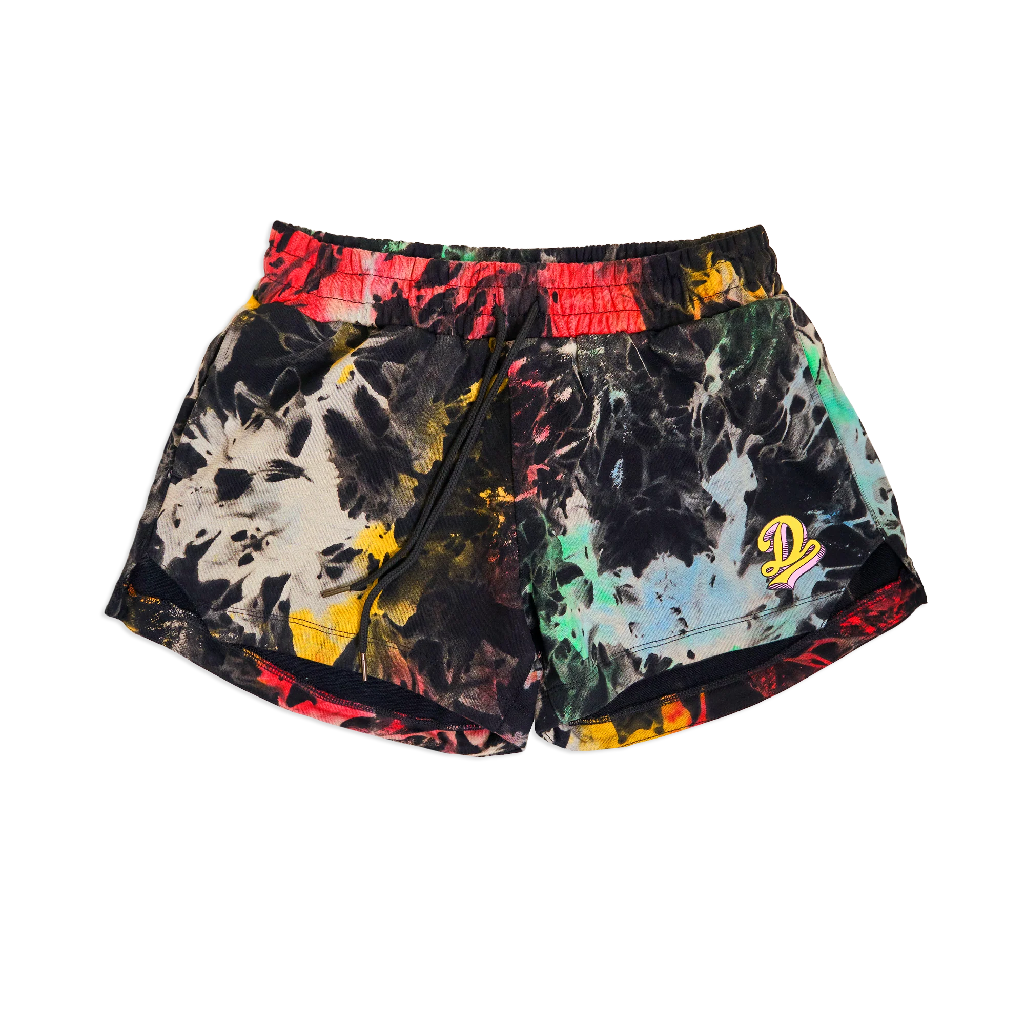Dreamville Fanned Out Logo Tie Dye Gym Shorts