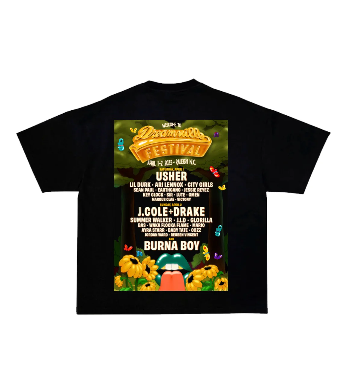Exclusive 2023 Black Line Up Tee